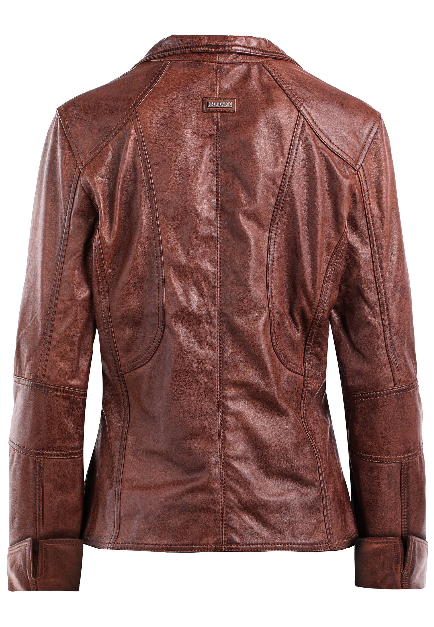 CBL Lederjacke MQ-43548 mit angesagtem Biker-Look günstig online kaufen