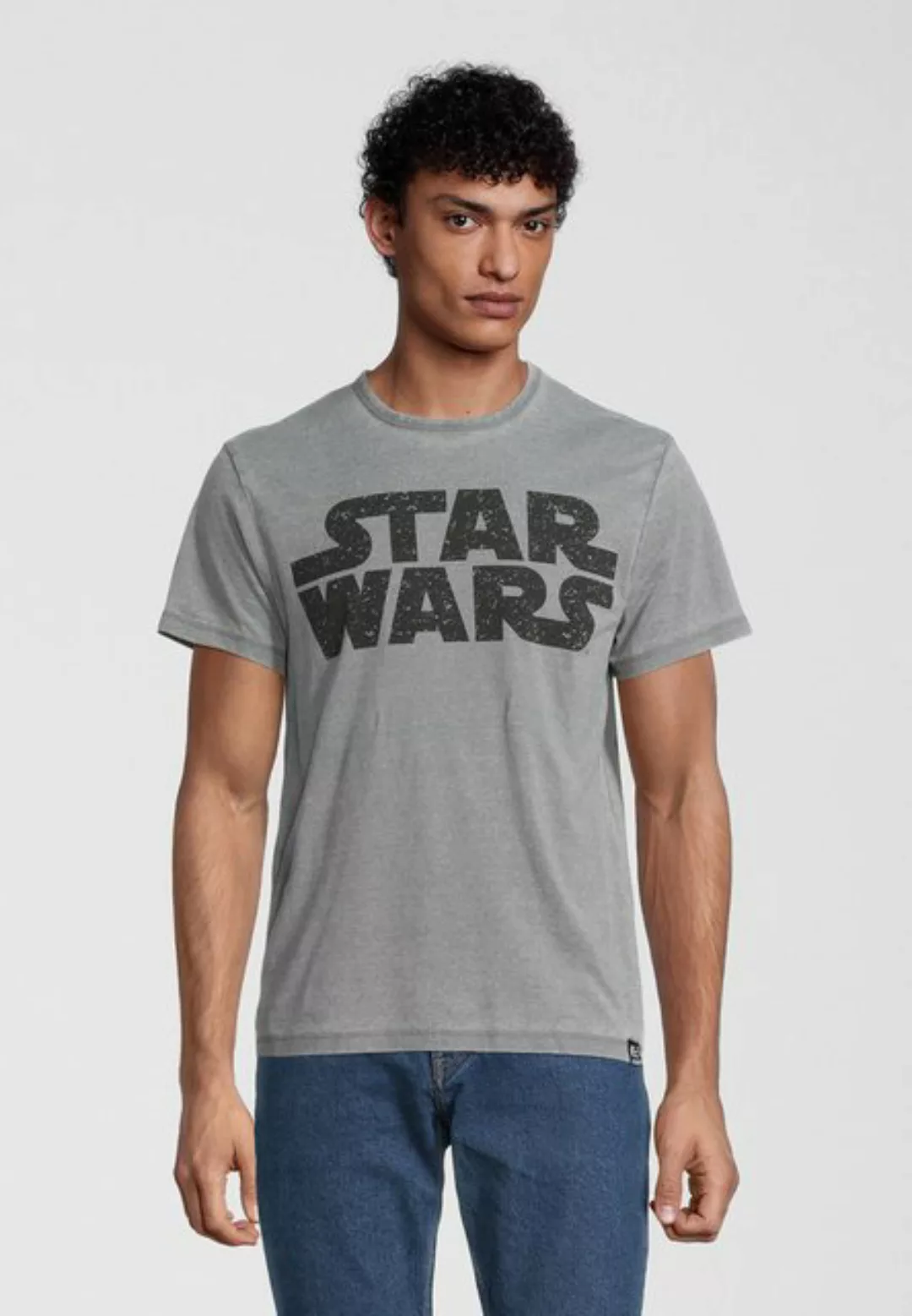 Recovered T-Shirt Star Wars Vintage Logo günstig online kaufen