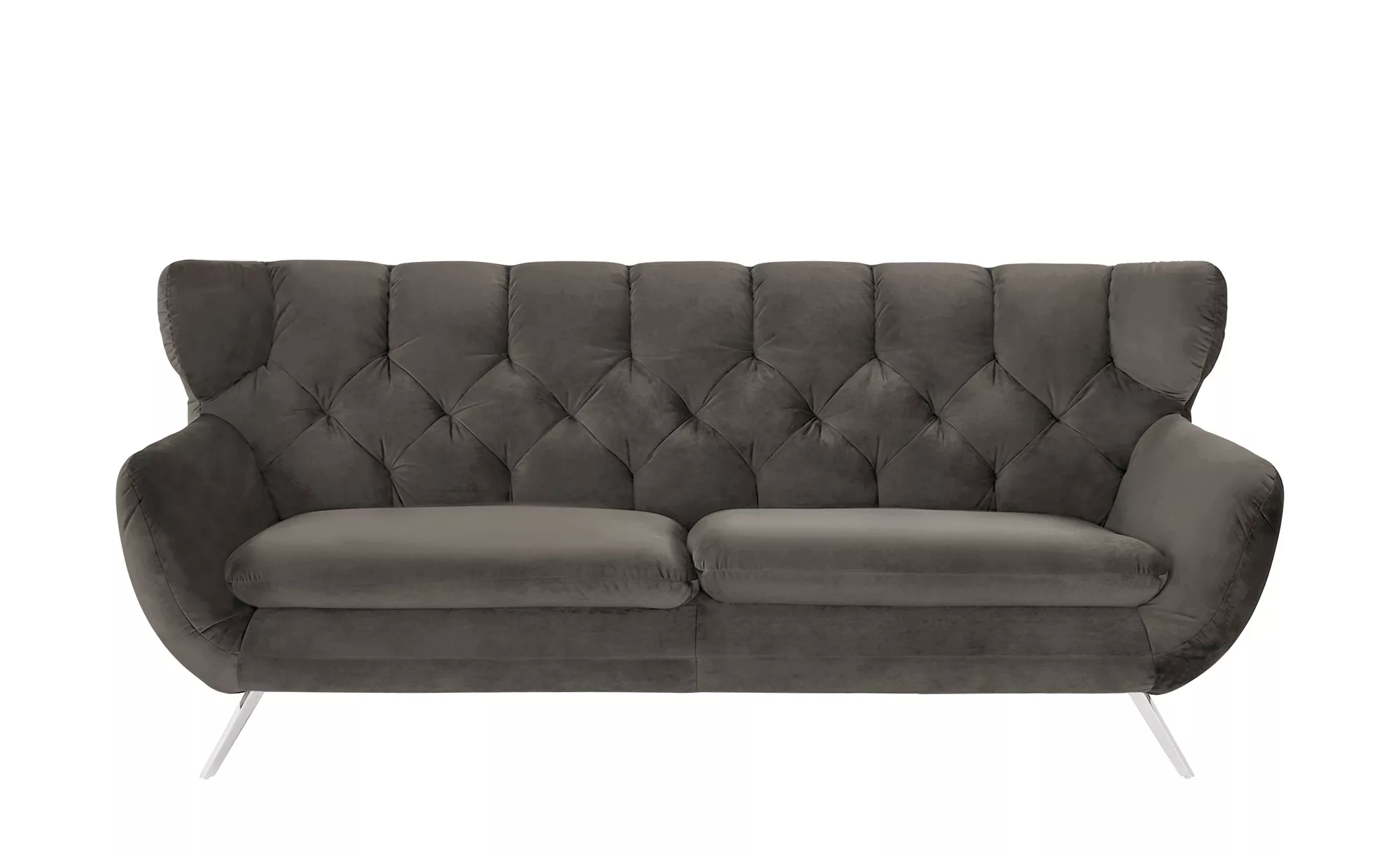 pop Sofa  Caldara - grau - 225 cm - 94 cm - 95 cm - Polstermöbel > Sofas > günstig online kaufen