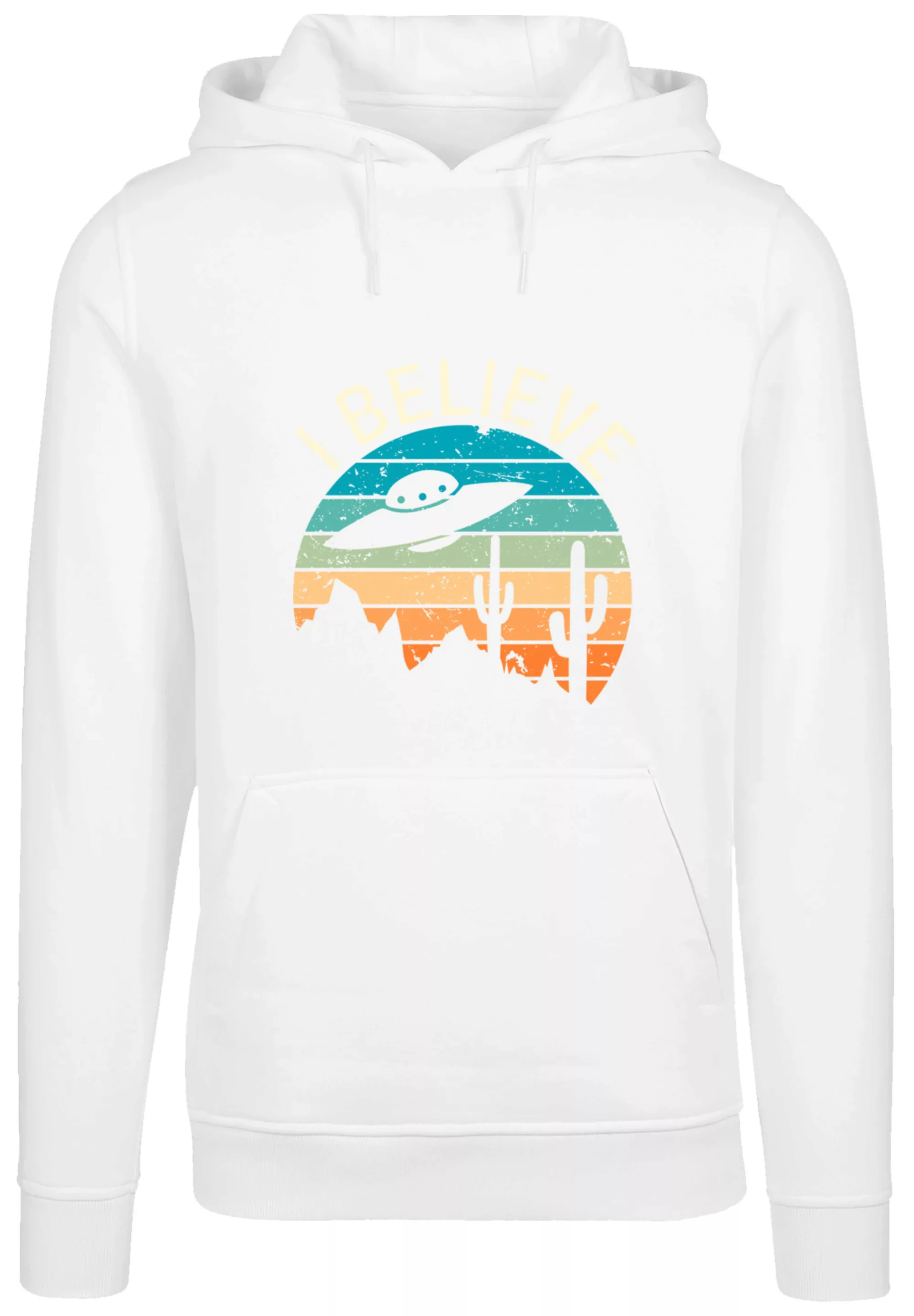 F4NT4STIC Kapuzenpullover "I Believe UFO Alien Sonnenuntergang", Premium Qu günstig online kaufen