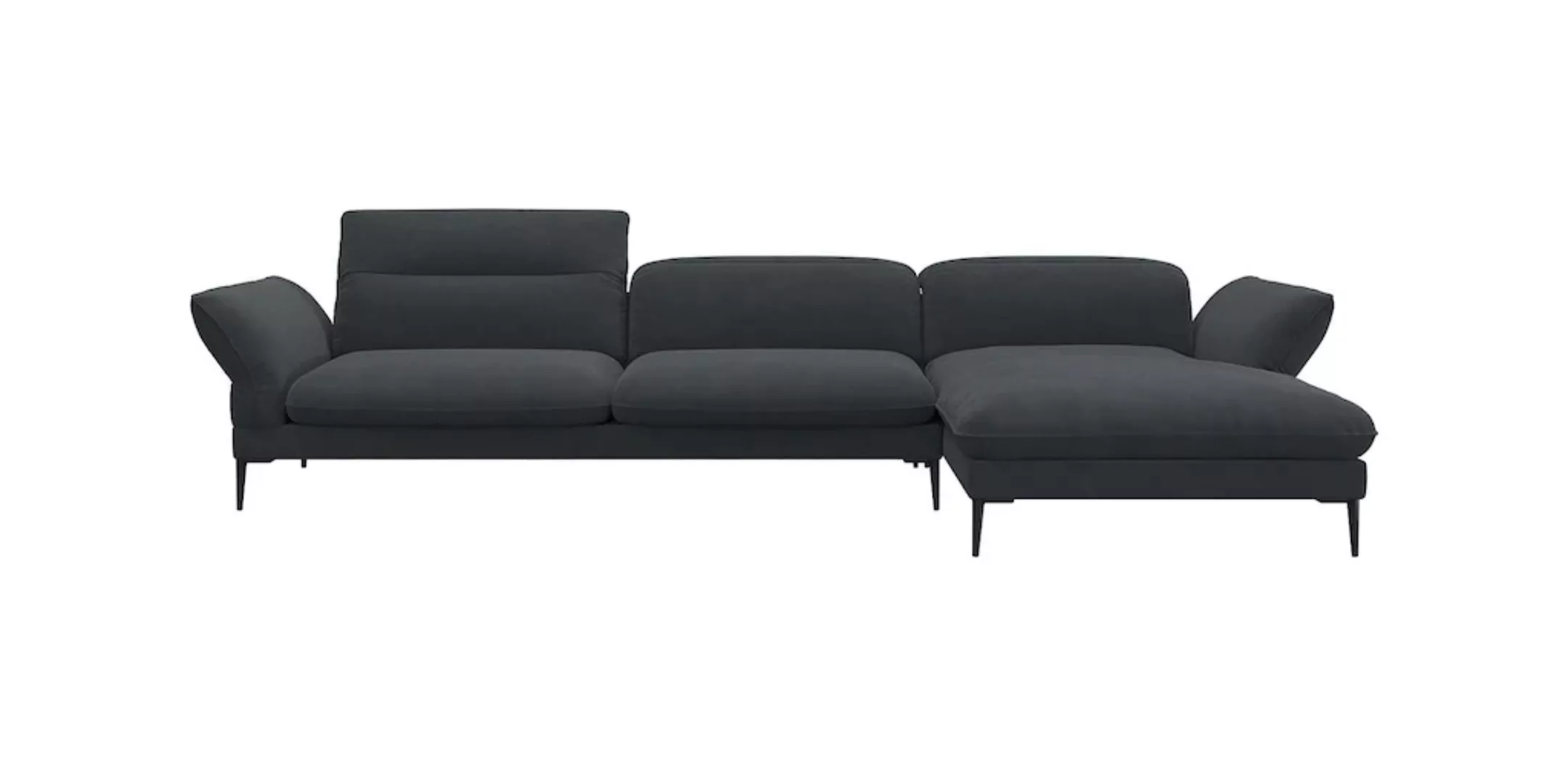 FLEXLUX Ecksofa "Salino, Funktionssofa mit Recamiere, Relaxsofa, Ecksofa", günstig online kaufen