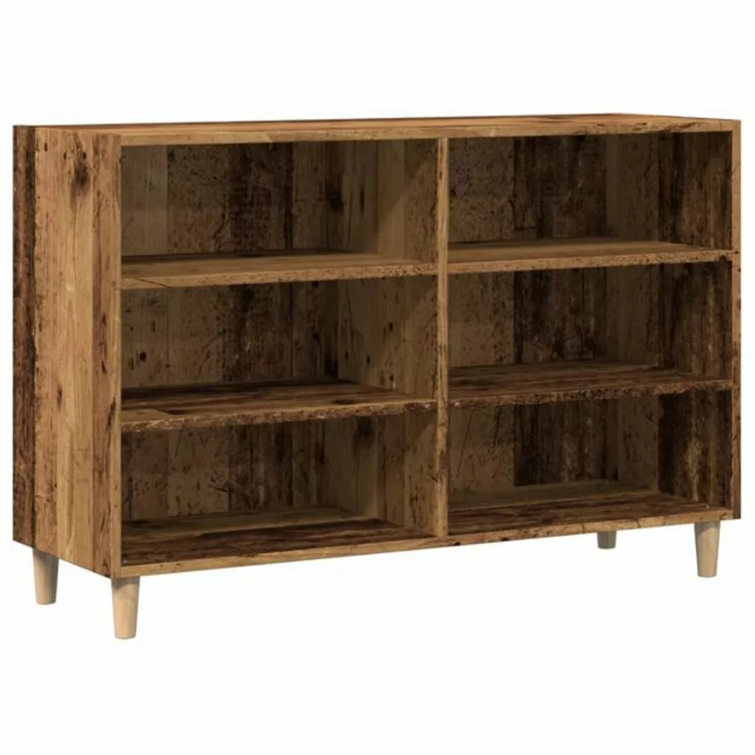 vidaXL Fächerschrank Sideboard Altholz-Optik 103,5x35x70 cm Holzwerkstoff ( günstig online kaufen