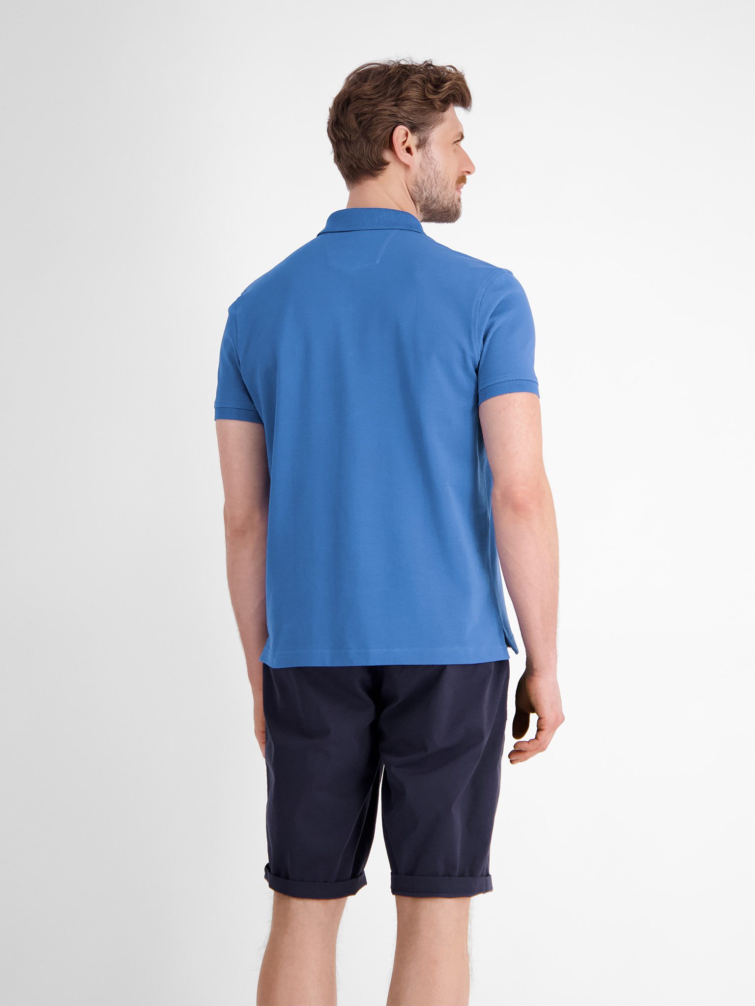 LERROS Poloshirt "LERROS Basic Poloshirt für Herren, unifarben" günstig online kaufen
