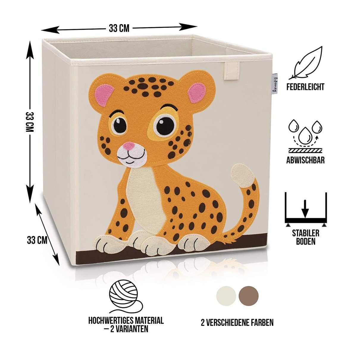 Lifeney Faltbox Aufbewahrungsbox Tiger günstig online kaufen