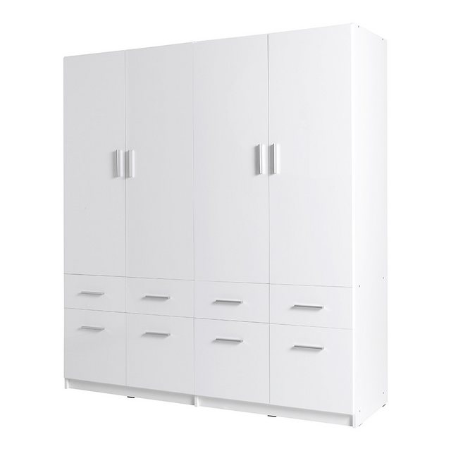 Lomadox Kleiderschrank SELAWIK-166 Drehtürenschrank, 4-türig, 181cm breit, günstig online kaufen