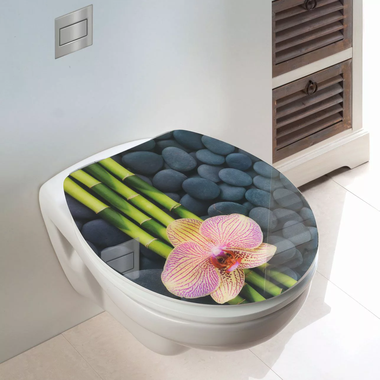 WENKO Premium WC-Sitz Hochglanz Acryl Spa, aus antibakteriellem Duroplast, günstig online kaufen