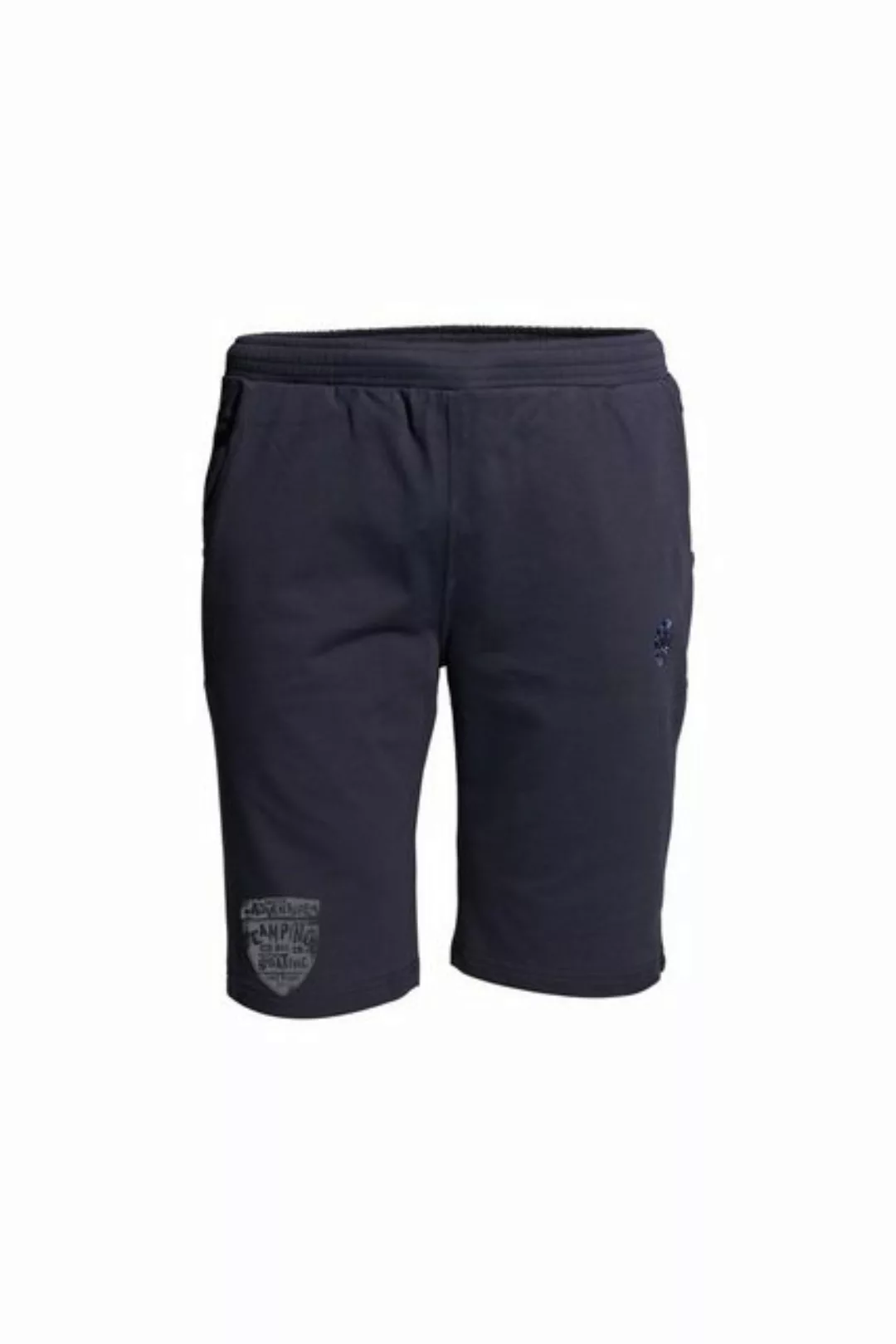 AHORN SPORTSWEAR Shorts CAMPING mit sportlichem Print am Bein günstig online kaufen