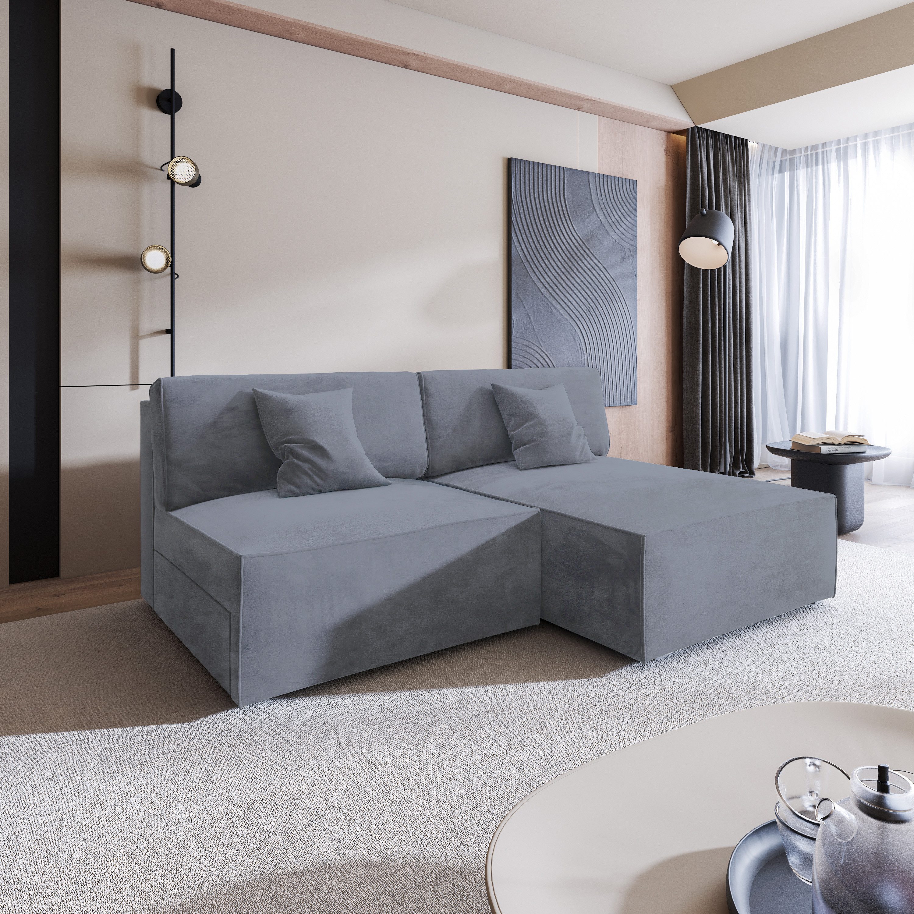Masseno Ecksofa FIORO mit Schlaffunktion L-Form, günstig online kaufen