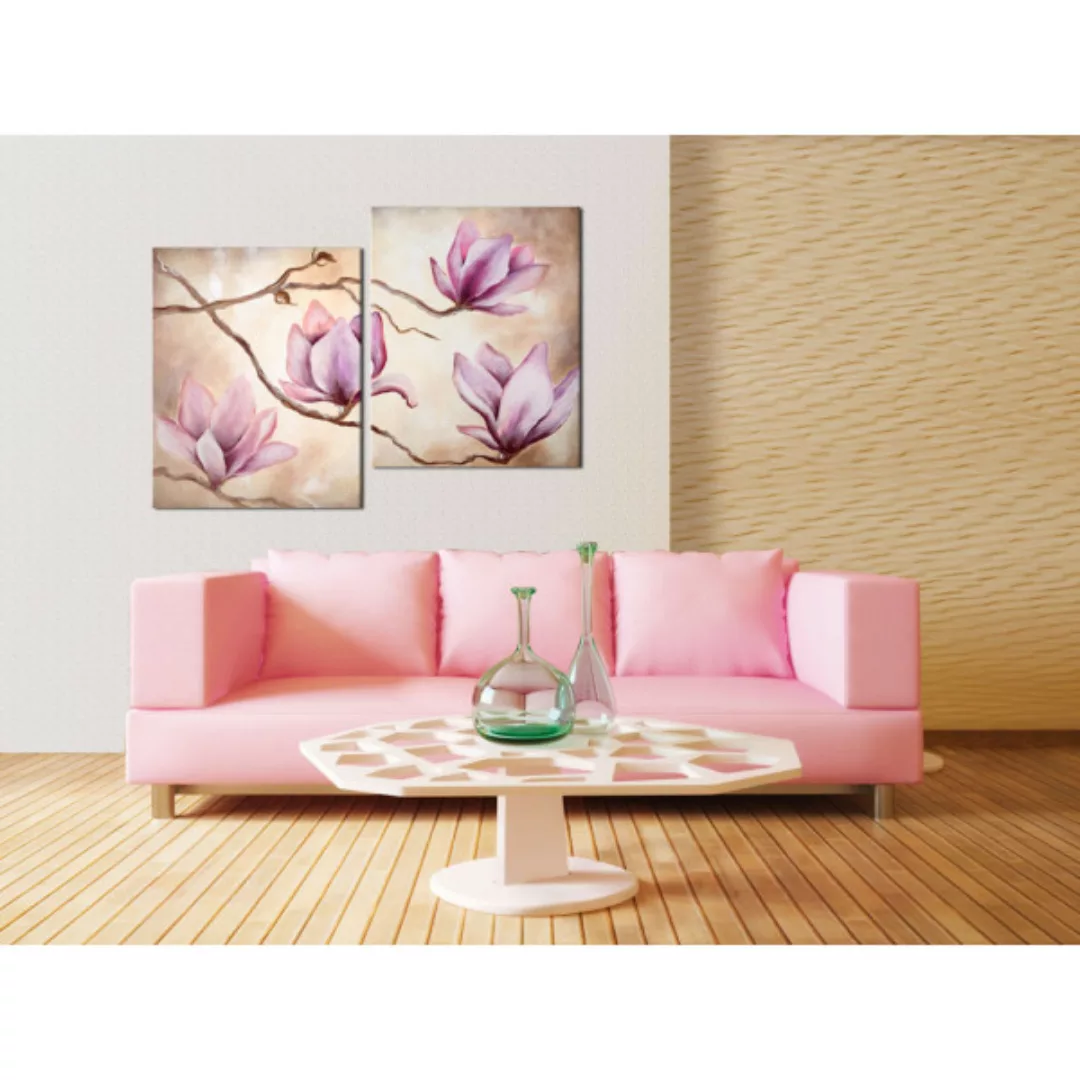 Wandbild Blühende Magnolie XXL günstig online kaufen