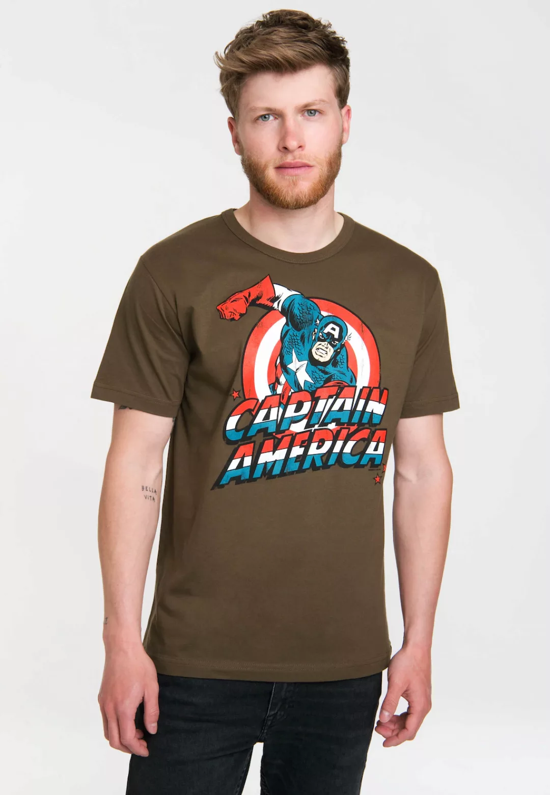 LOGOSHIRT T-Shirt "Marvel Comics", mit lizenzierten Originaldesign günstig online kaufen