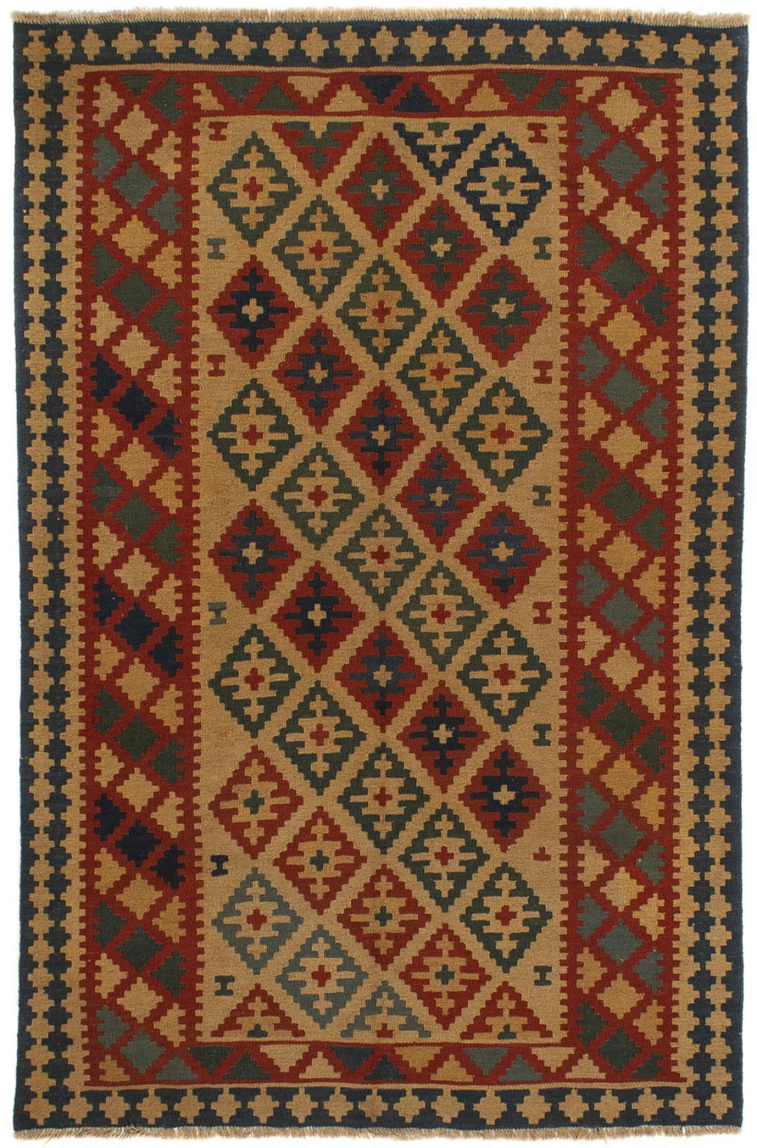 morgenland Wollteppich »Kelim - Oriental - 211 x 154 cm - braun«, rechtecki günstig online kaufen