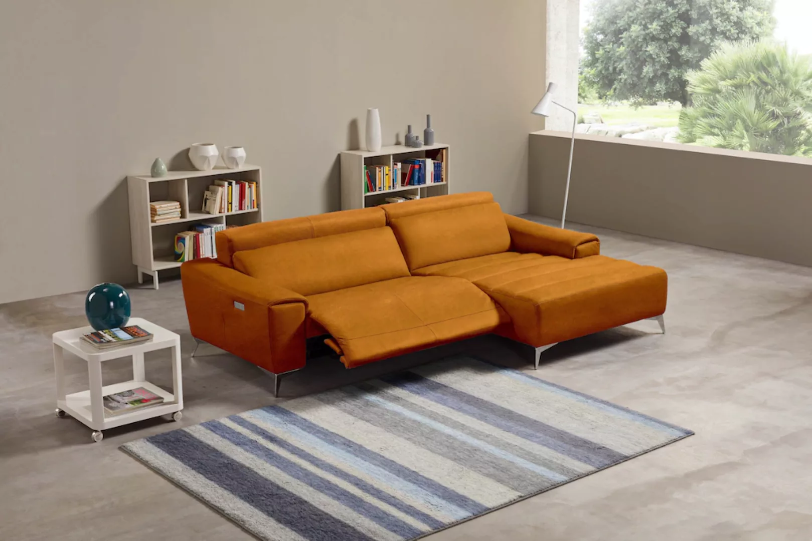 Egoitaliano Ecksofa »Suzette, Designsofa mit hohem Sitzkomfort«, mit Recami günstig online kaufen