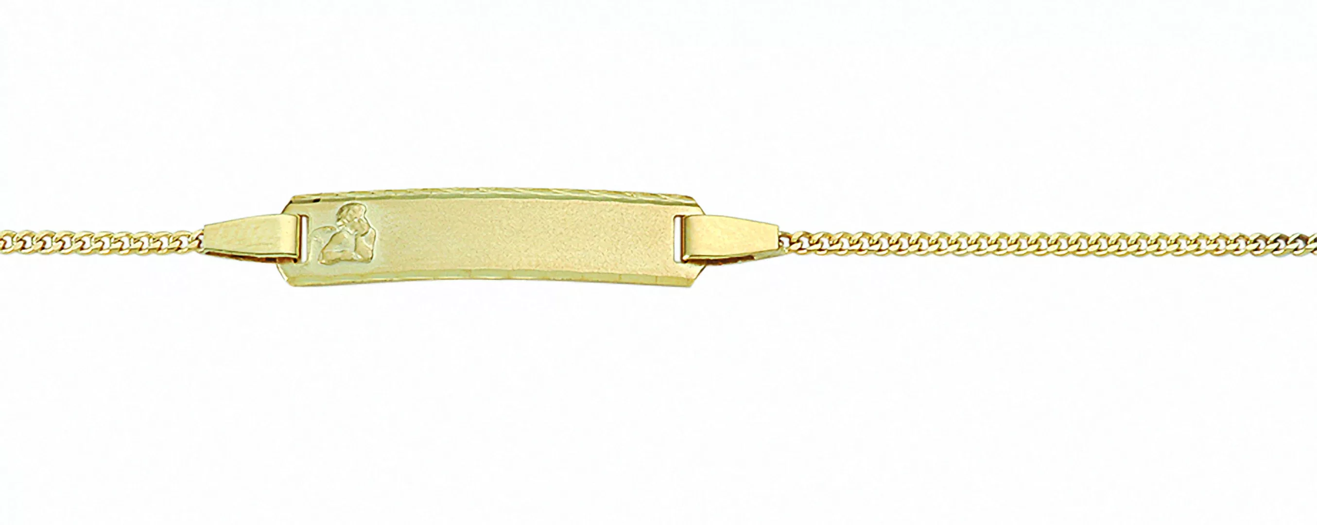 Adelia´s Goldarmband "333 Gold Flach Panzer Armband 14 cm Ø 1,4 mm", Goldsc günstig online kaufen