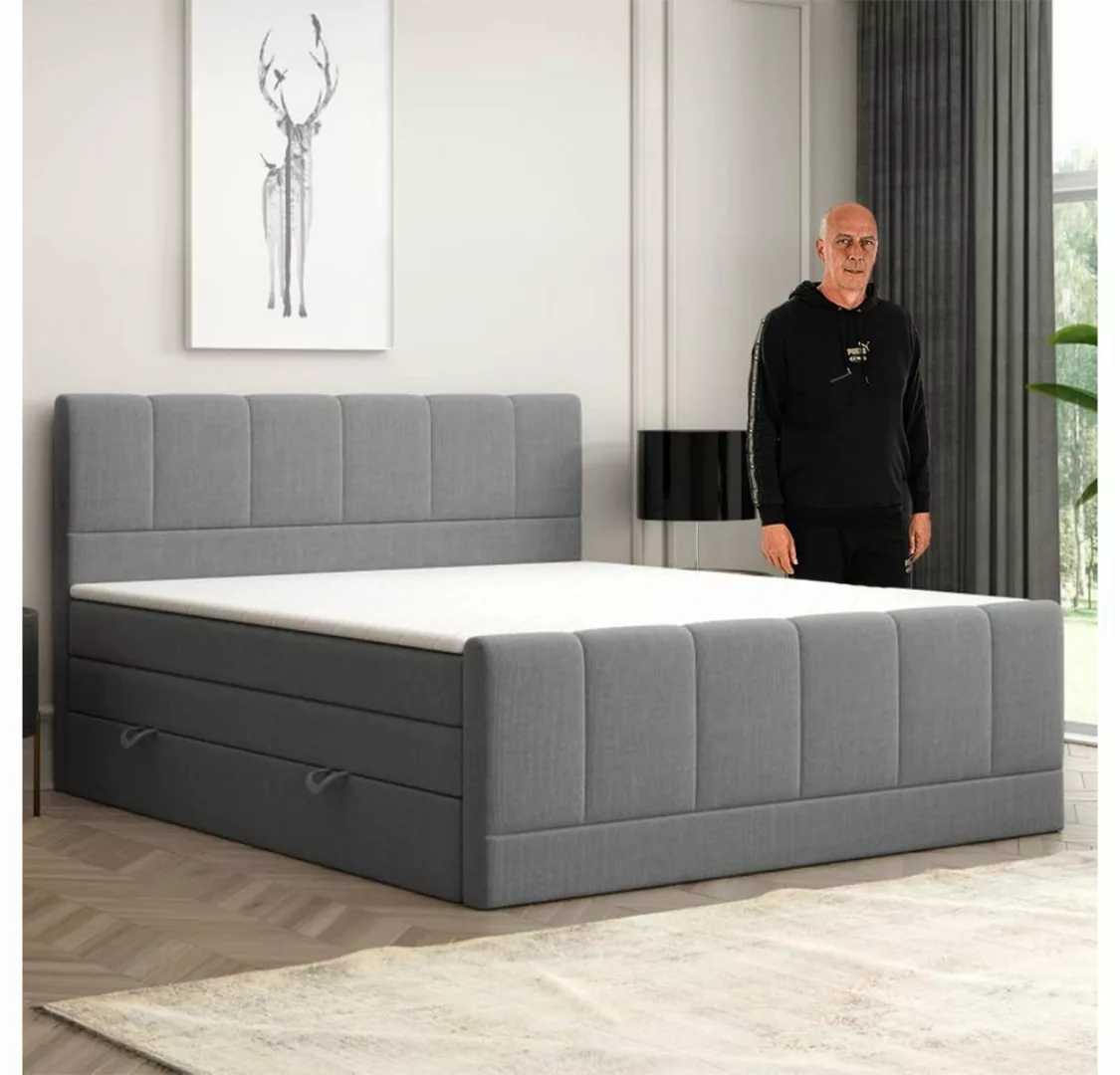 Möbel Punkt Boxspringbett Boxspringbett Mario Basler Dublin Bettkasten 180x günstig online kaufen