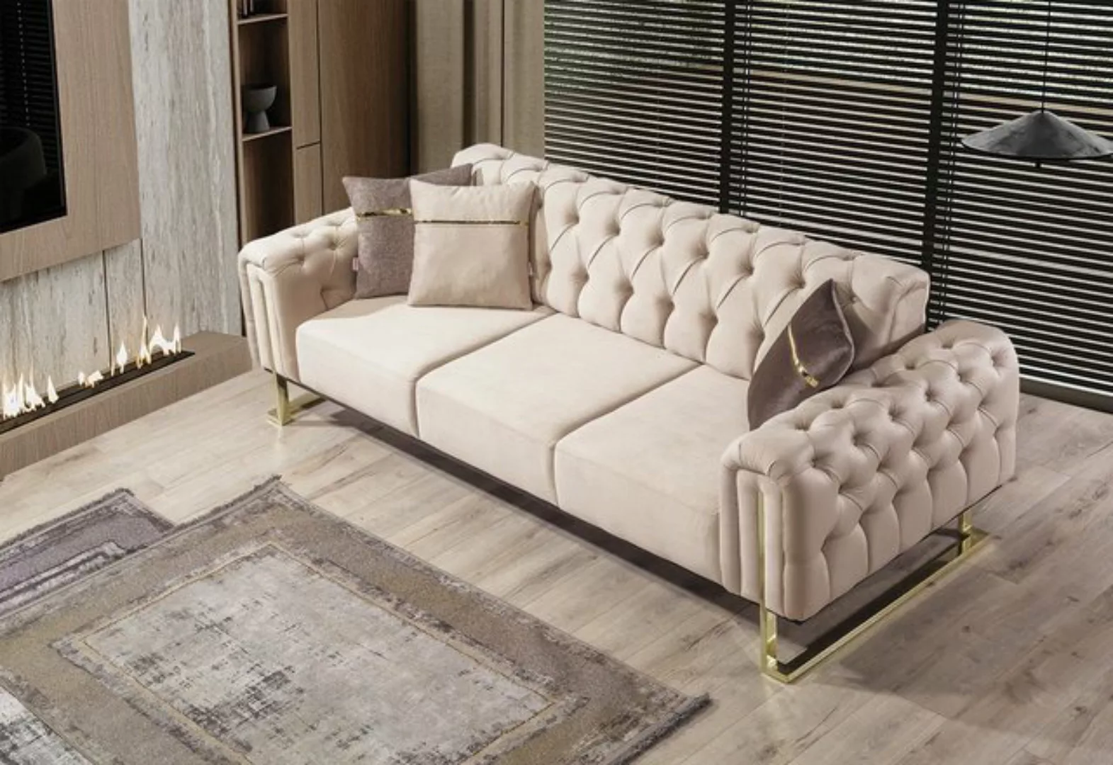 Villa Möbel Sofa Nova, 1 Stk. 2-Sitzer, mit Relax-/Bettfunktion durch umkla günstig online kaufen