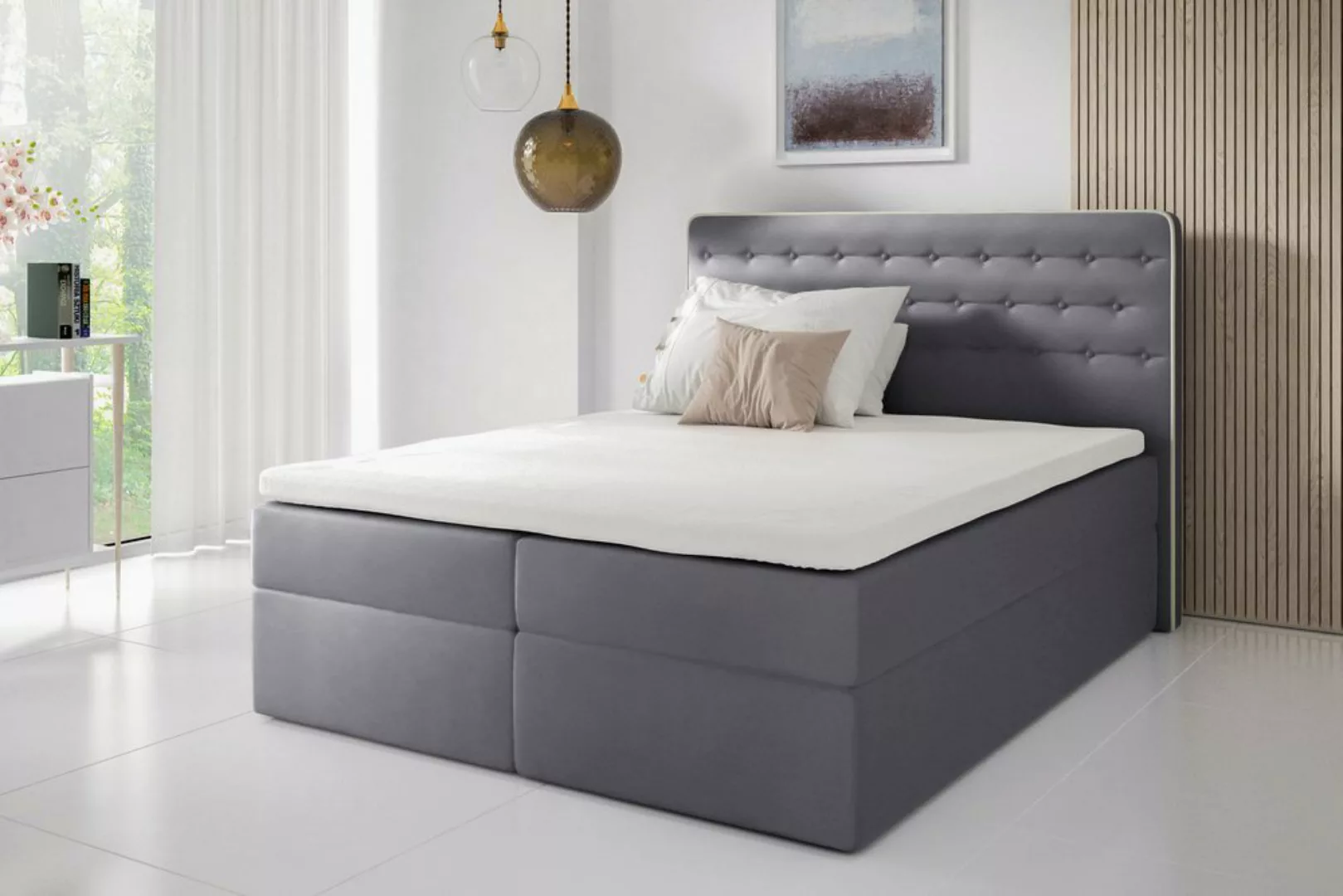 99rooms Boxspringbett Aladin (Schlafzimmerbett, Bett), Design günstig online kaufen