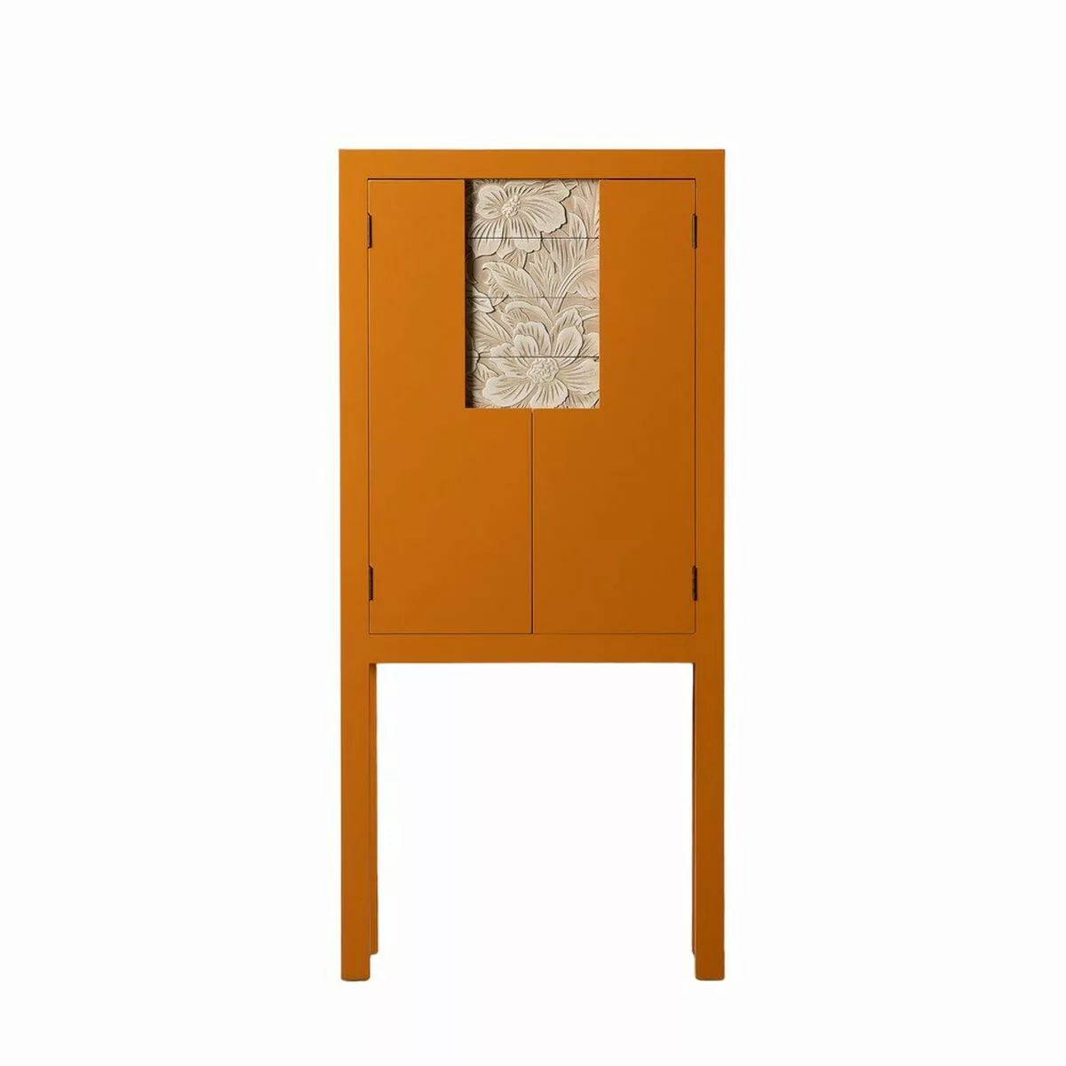 Schrank Oriental Chic 60 X 30 X 130 Cm Orange Holz Mdf Dmf günstig online kaufen