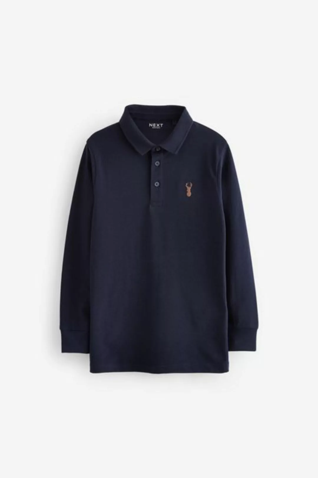 Next Langarm-Poloshirt Langärmeliges Polo-Shirt (1-tlg) günstig online kaufen