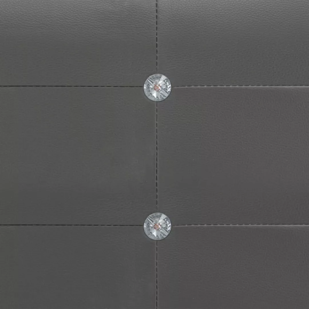 Bett Mit Memory-schaum-matratze Grau Kunstleder 160x200cm günstig online kaufen