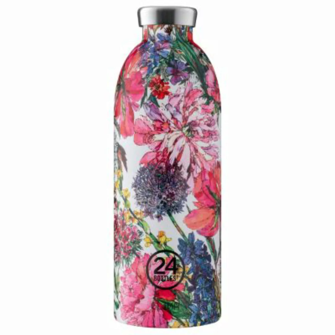 24Bottles Floral Clima Trinkflasche 850 ml Trinkflaschen pink günstig online kaufen