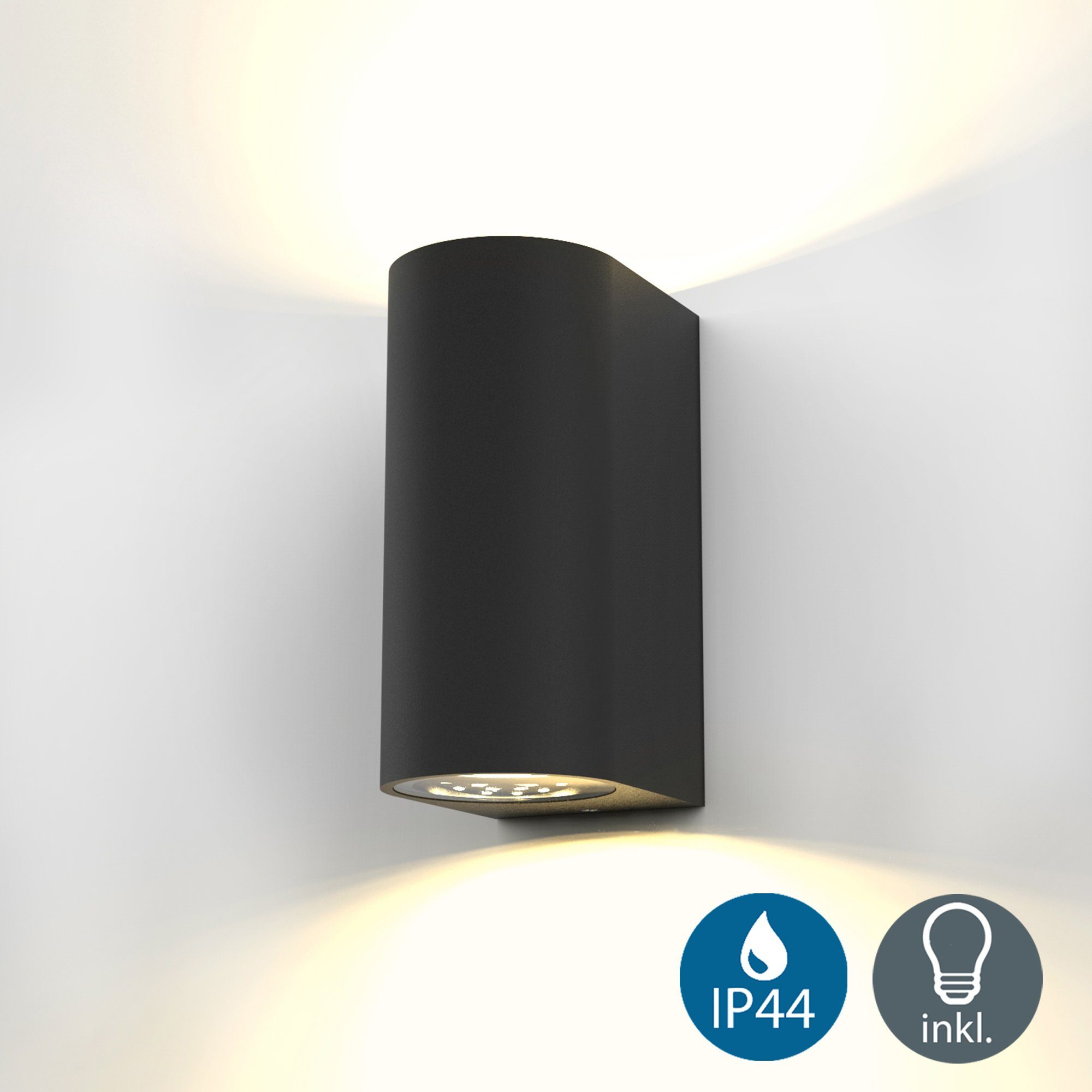 Briloner Leuchten Außen-Wandleuchte LED Wandlampe Außen günstig online kaufen