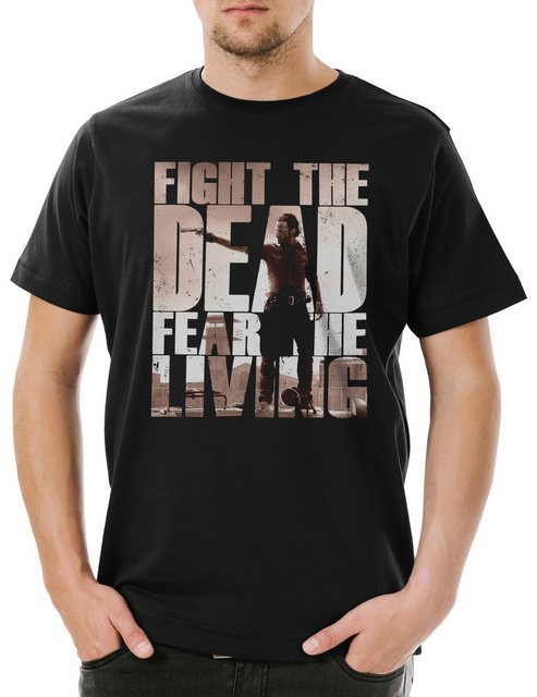 Urban Backwoods Print-Shirt Fight The Dead Fear The Living II Herren T-Shir günstig online kaufen