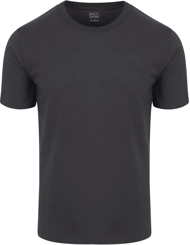 King Essentials The Shawn T-Shirt Anthrazit - Größe XXL günstig online kaufen