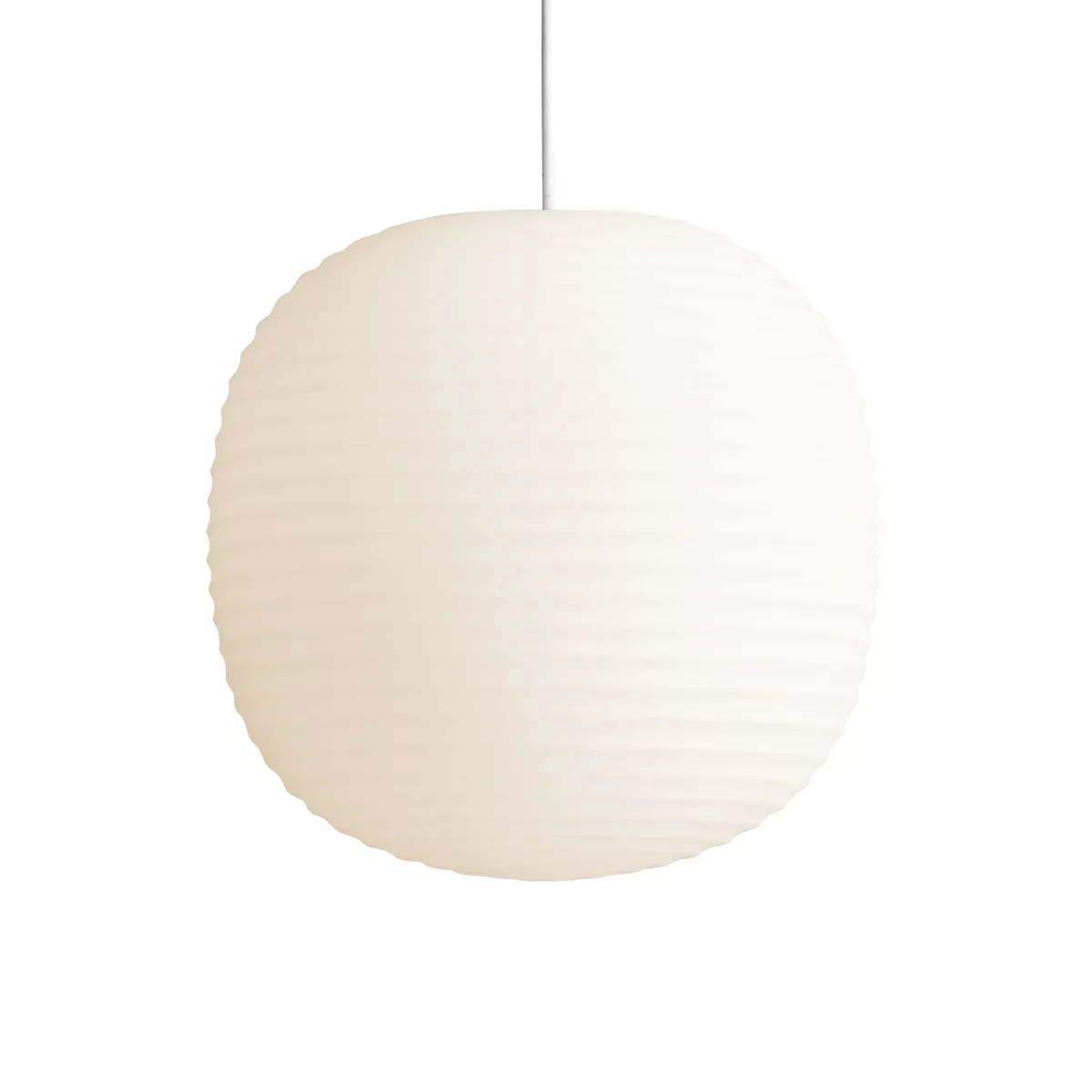 New Works - Lantern Pendelleuchte M - weiß/matt/H 30cm / Ø 30cm günstig online kaufen