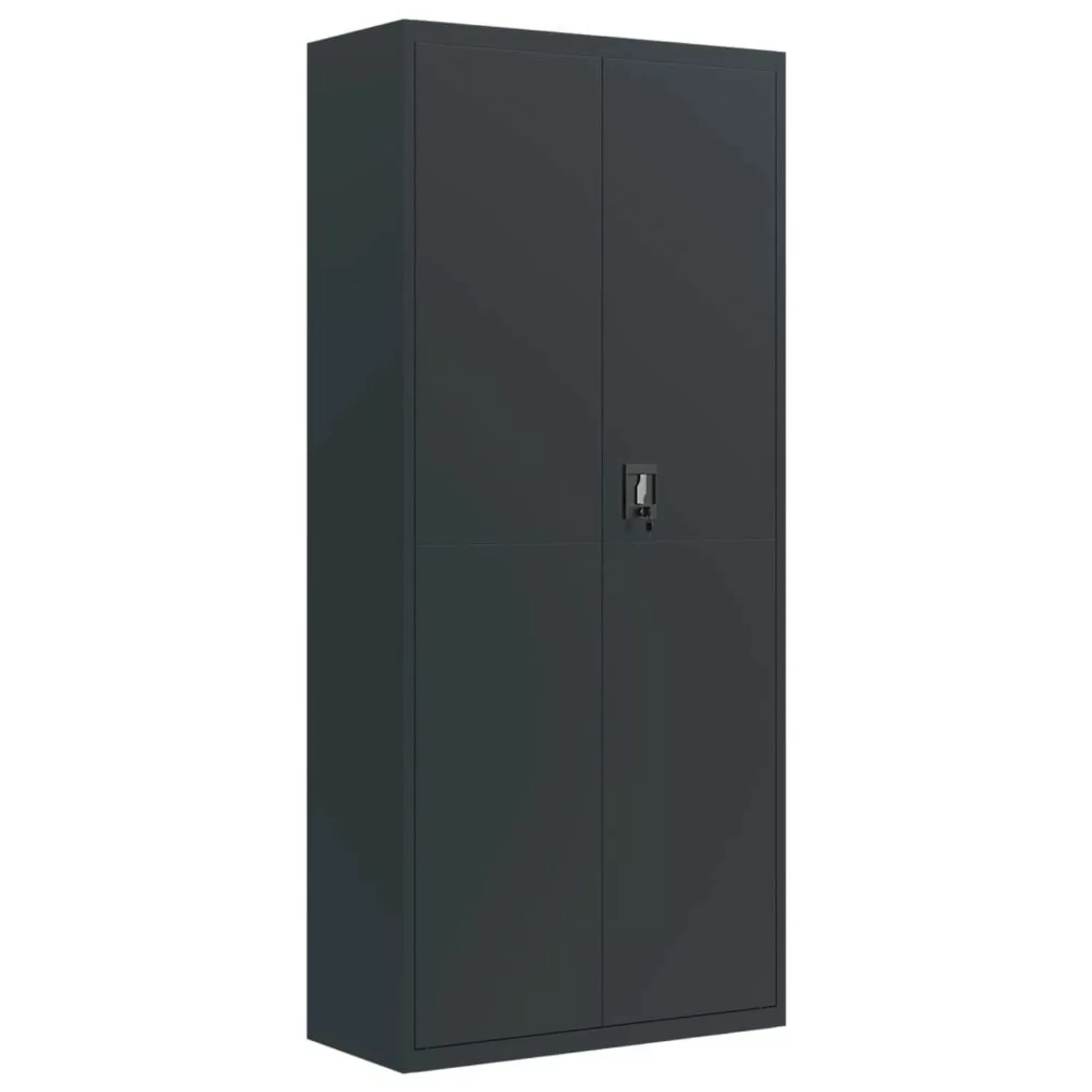 vidaXL Aktenschrank Anthrazit 90x40x200 cm Stahl günstig online kaufen