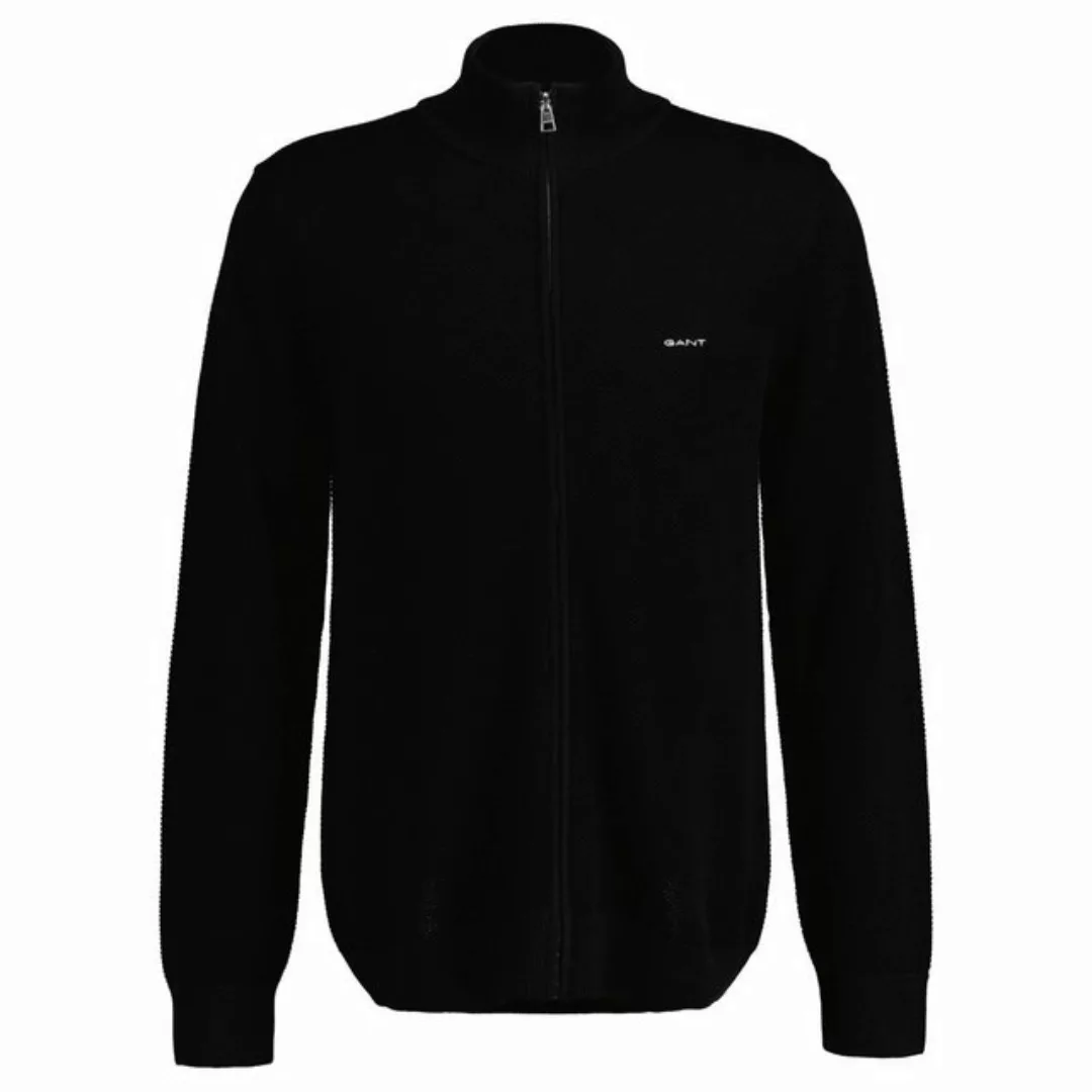 Gant Strickjacke Strickjacke aus Baumwoll-Piqué günstig online kaufen