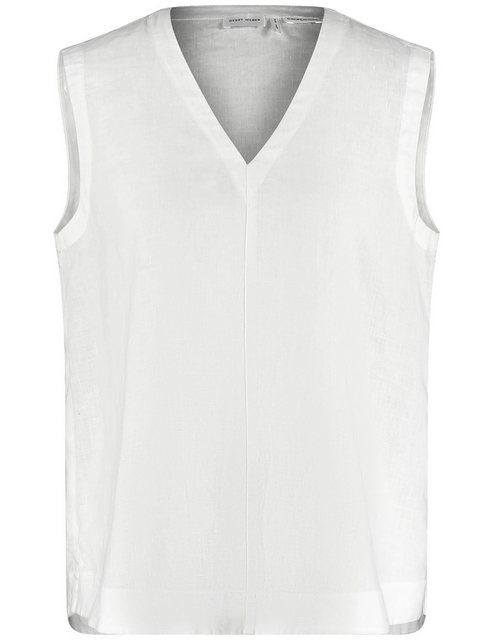 GERRY WEBER Blusentop Ärmellose Leinenbluse günstig online kaufen