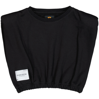 Alpha Industries  Sweatshirt Studio Edition Sweatshirt Cropped W - black günstig online kaufen