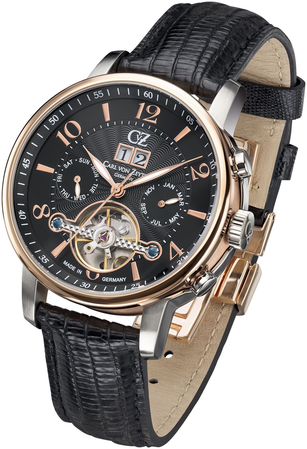 Carl von Zeyten Automatikuhr Bühl CVZ0029RBK, günstig online kaufen