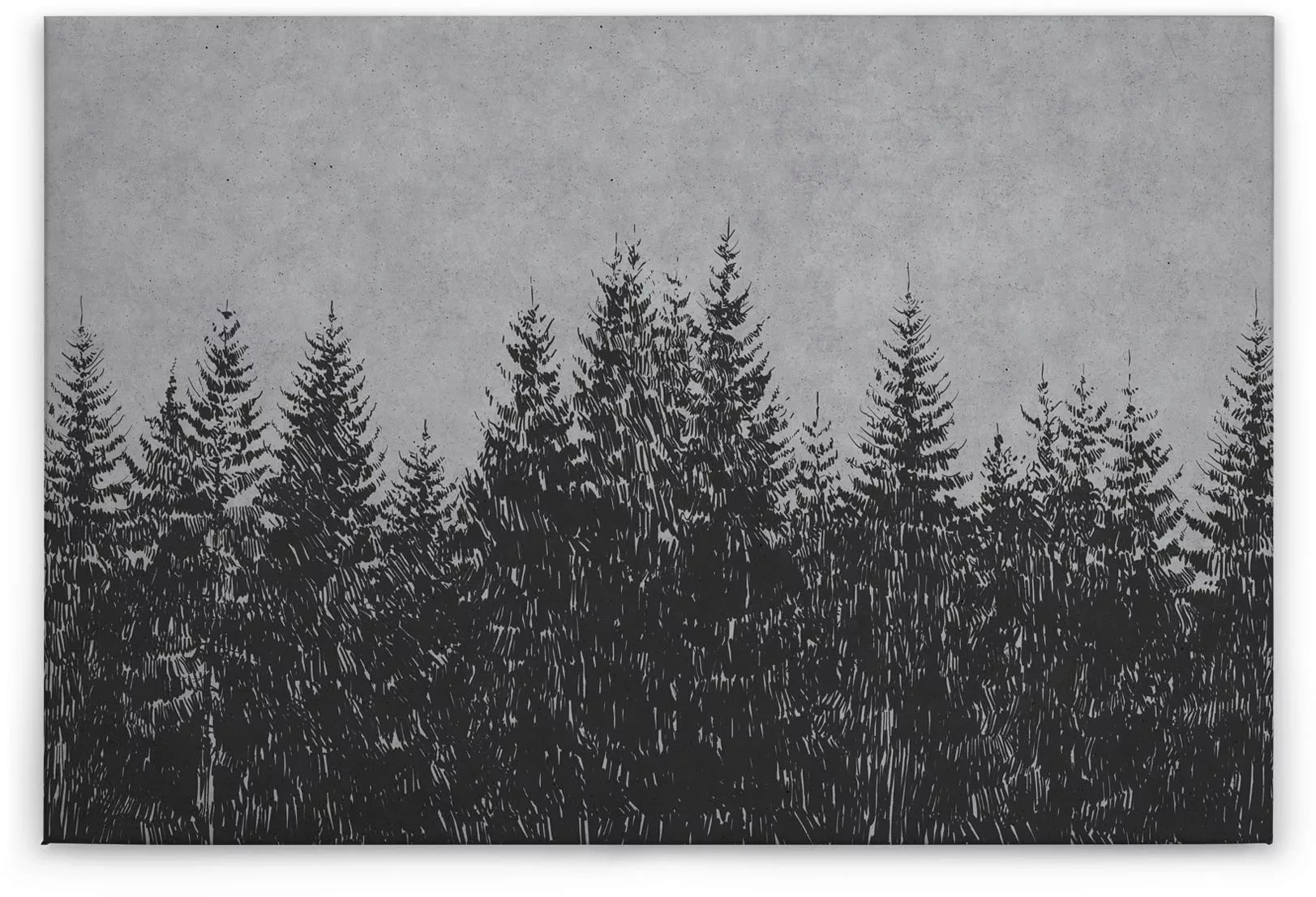 A.S. Création Leinwandbild "black forest 3", Wald, (1 St.) günstig online kaufen