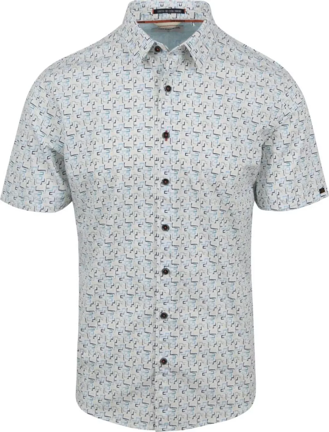 NO EXCESS T-Shirt Shirt Short Sleeve Stretch Allover günstig online kaufen
