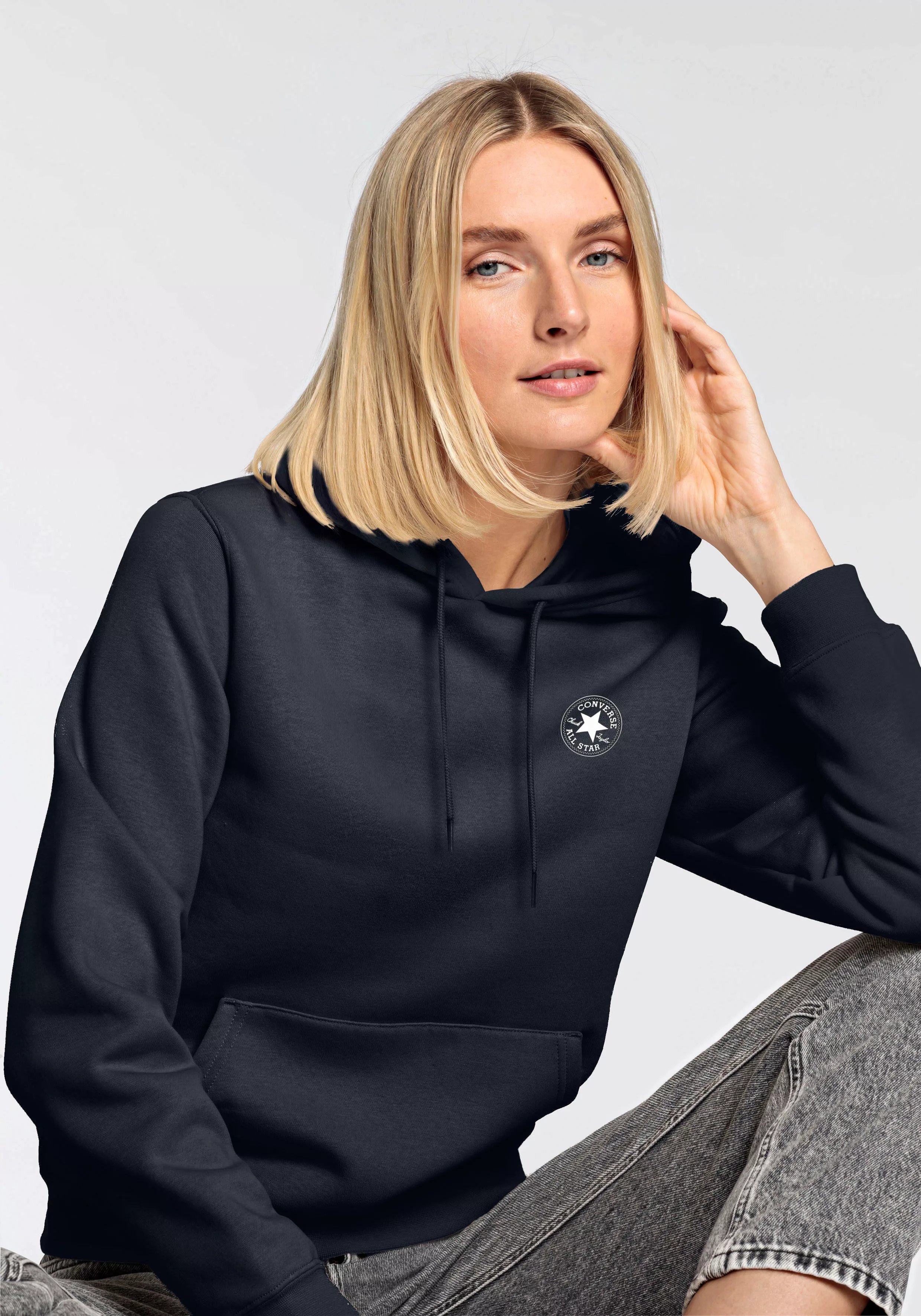 Converse Kapuzensweatshirt "WOMENS CONVERSE POLAR FLEECE OVERSIZED HOODIE" günstig online kaufen