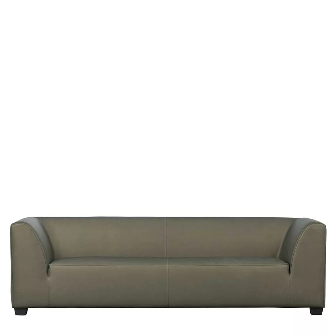 In- und Outdoor Lounge Sofa in Dunkelgrün 230 cm breit günstig online kaufen