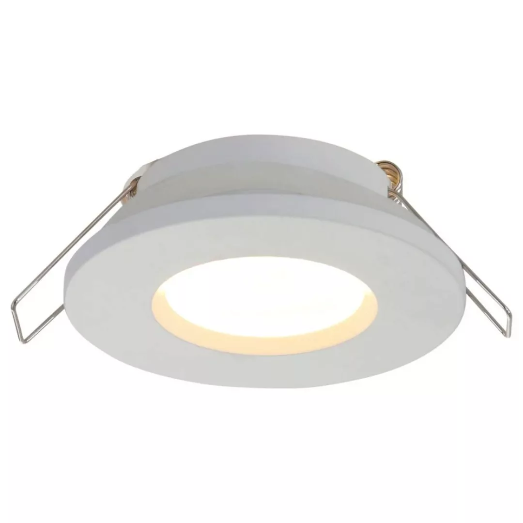 LED Einbauspot Pélite in Weiß 4,6W 350lm GU10 IP44 günstig online kaufen