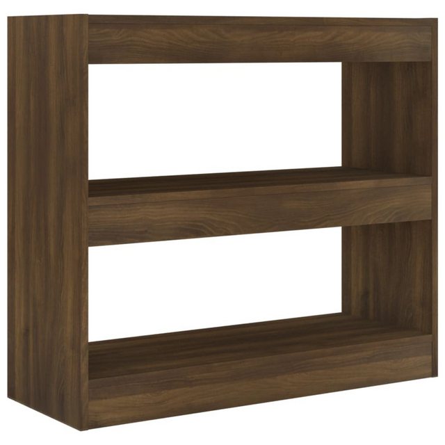 furnicato Bücherregal Bücherregal/Raumteiler Braun Eichen-Optik 80x30x72 cm günstig online kaufen