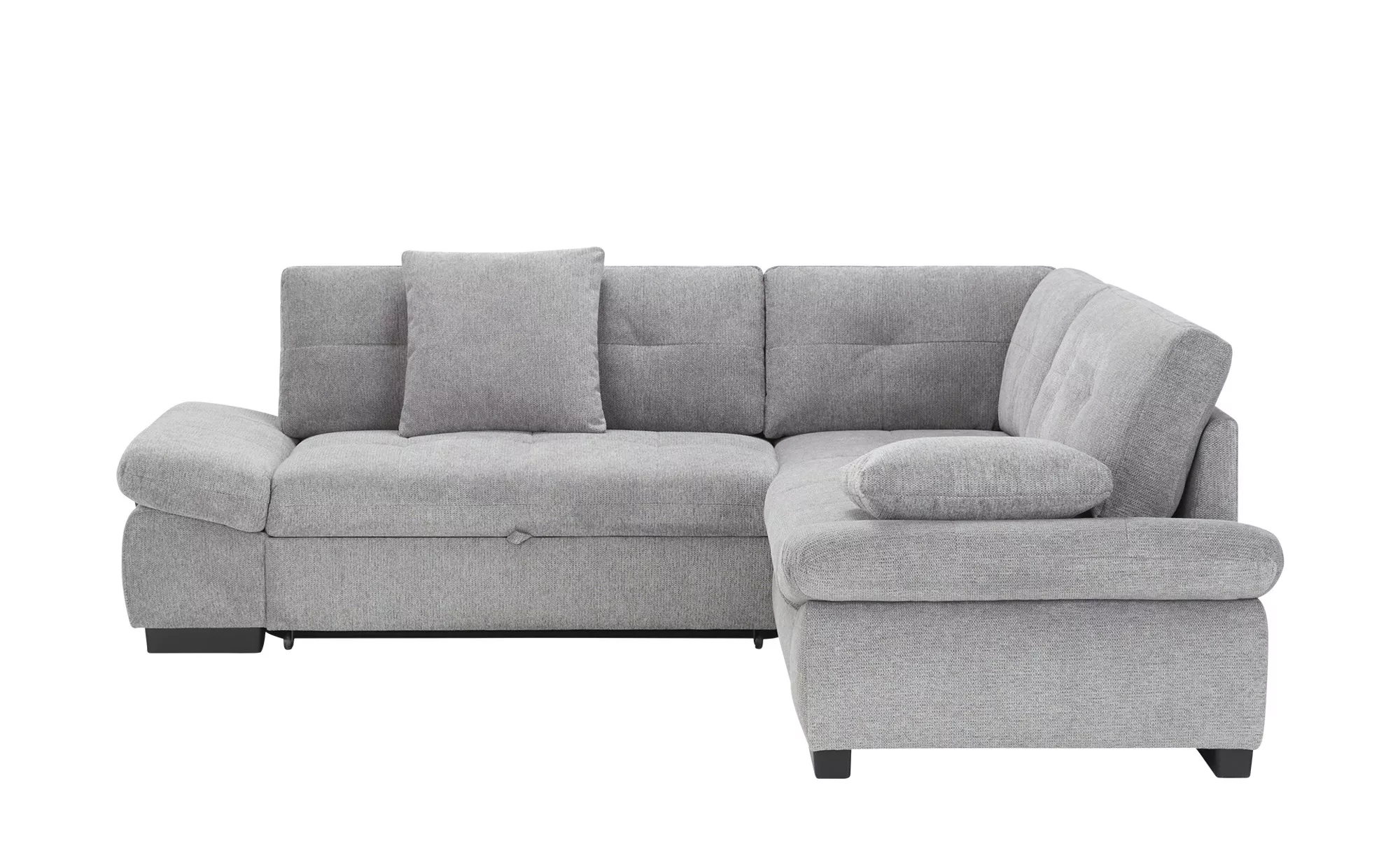 bobb Ecksofa  Lindsay ¦ grau ¦ Maße (cm): B: 255 H: 91 T: 225.0 Polstermöbe günstig online kaufen