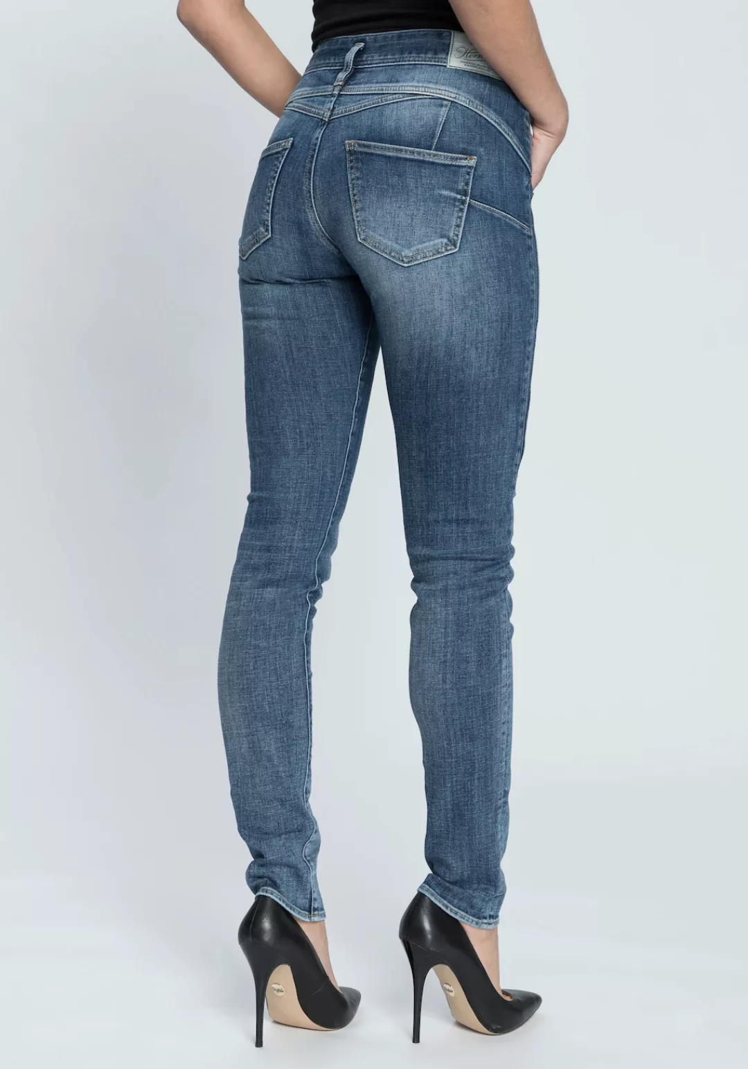 Herrlicher Slim-fit-Jeans "COSY SLIM", Shaping-Wirkung durch eingearbeitete günstig online kaufen