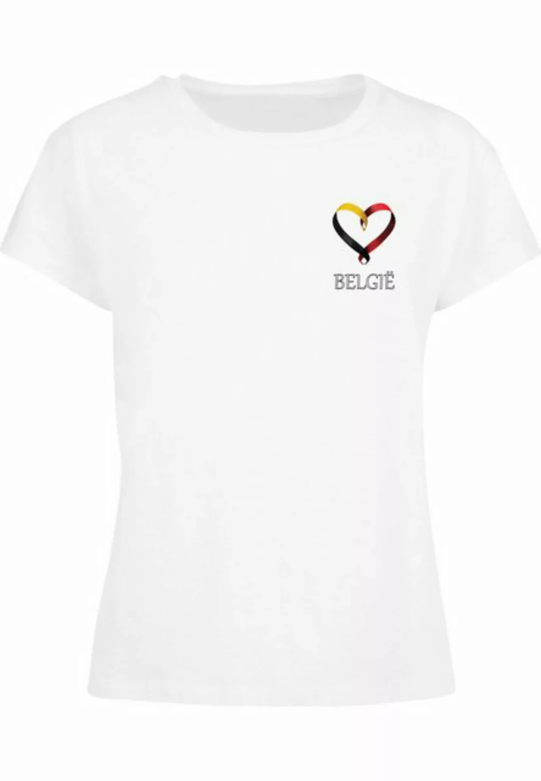 Merchcode T-Shirt Merchcode Ladies Merchcode Football - Belgium T-shirt (1- günstig online kaufen