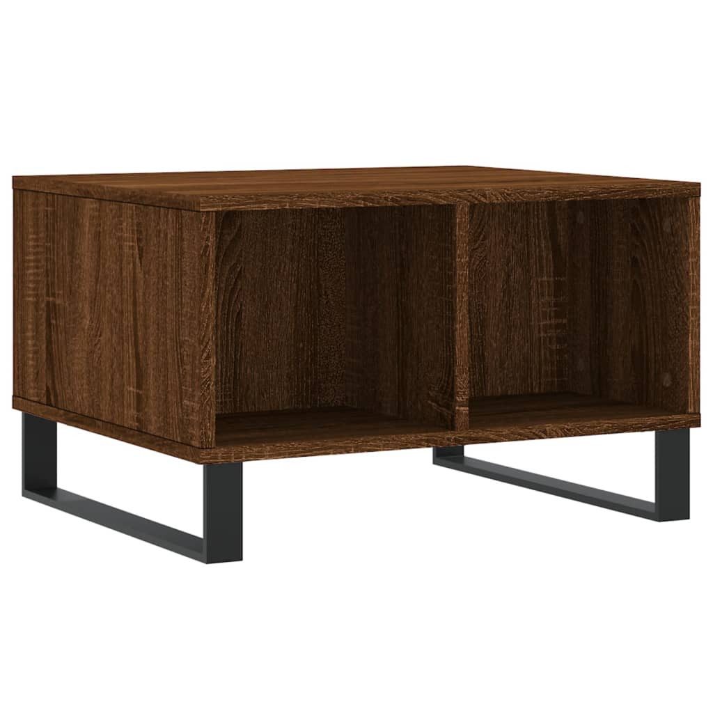 vidaXL Couchtisch Couchtisch Braun Eichen-Optik 60x50x36,5 günstig online kaufen