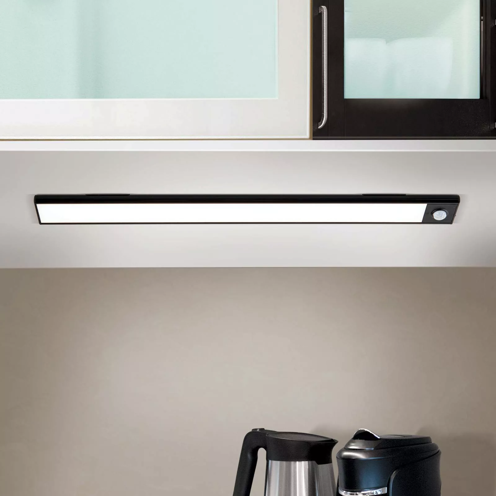 Orion Leuchten LED Akku Schrankleuchte 40 cm 3000 K Sensor Schwarz günstig online kaufen
