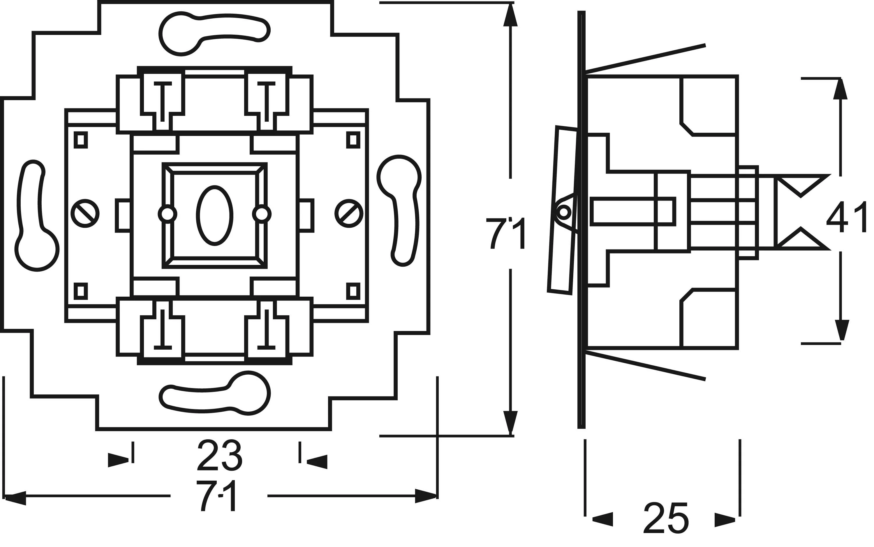 Busch-Jaeger Wechseltaster-Einsatz 1pol. 2020 US-206 - 2CKA001413A0517 günstig online kaufen