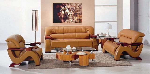 JVmoebel Sofa Moderne Designer beige Sofagarnitur Couch Polster Set Luxus, günstig online kaufen