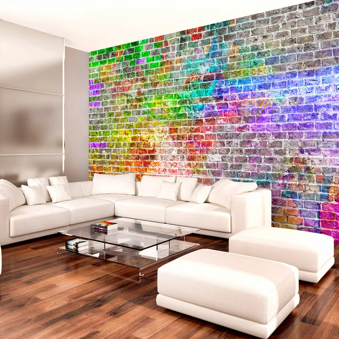 Fototapete - Rainbow Wall günstig online kaufen