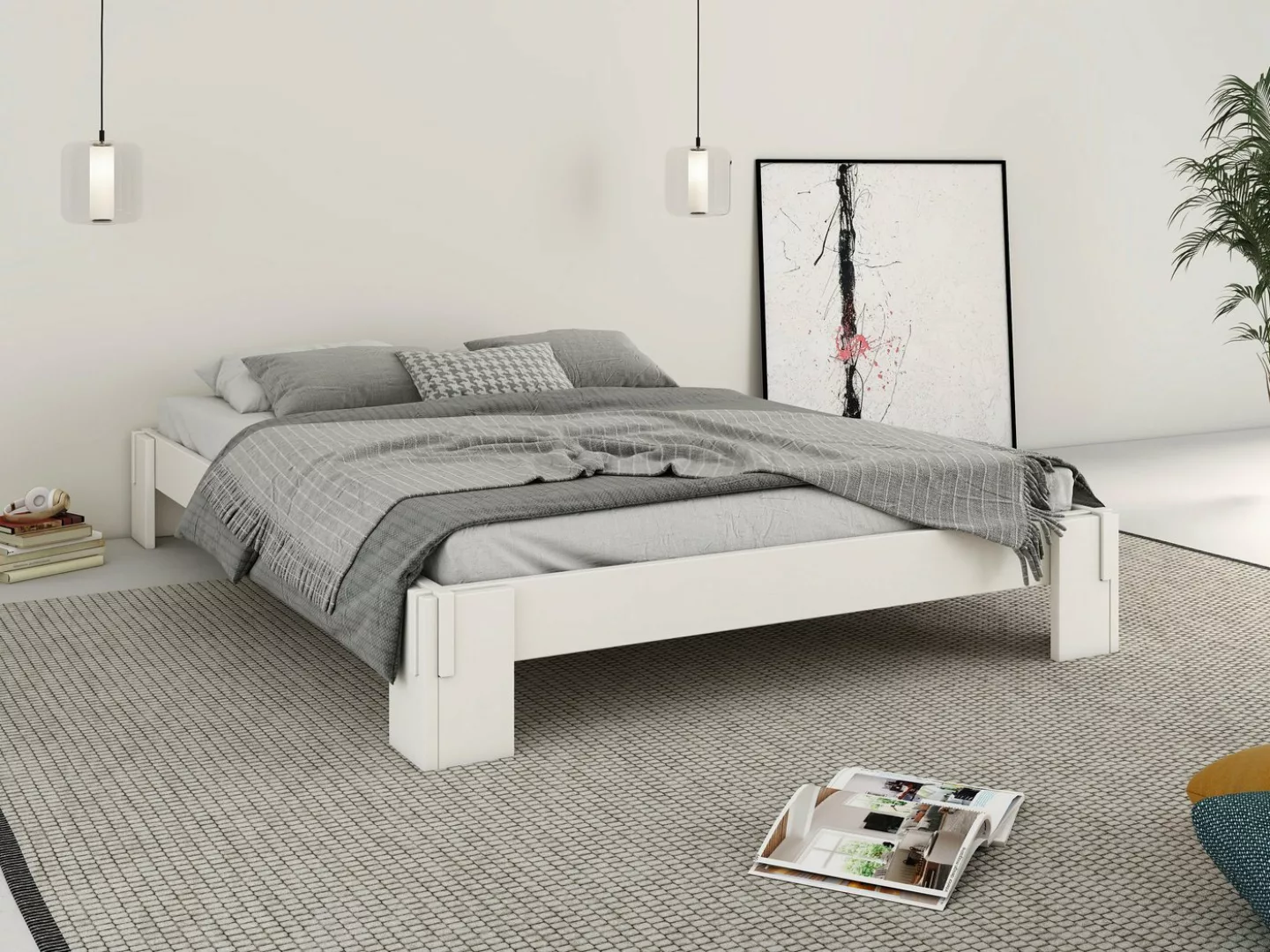 Home affaire Futonbett ""ZEN " zertifiziertes Massivholz (Kiefer)", Massivh günstig online kaufen