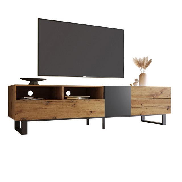 HAUSS SPLOE TV-Schrank Großer TV-Schrank Fernsehschrank Sideboard Beistells günstig online kaufen