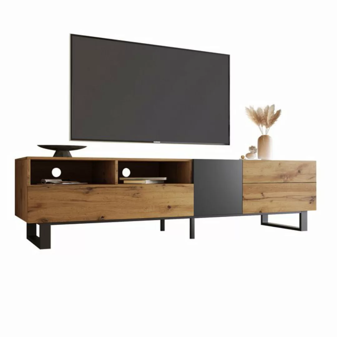 MODFU TV-Schrank Lowboard, Fernsehtisch TV Board 180 x 50 x 38 cm,(B x H x günstig online kaufen